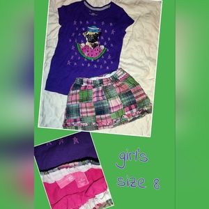 Girl's Size 8 Set